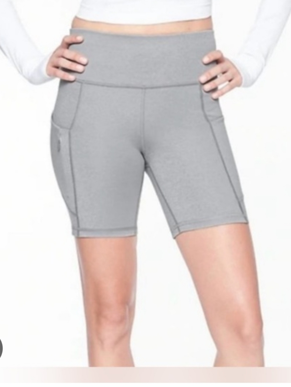 Athleta All In 7" Biker Shorts Size Large